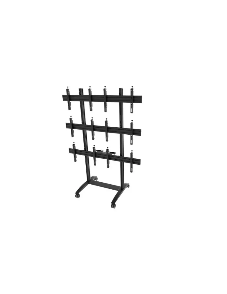 EDBAK VWTA2347L Mobile stand on castors VWTA2347-L (Landscape) 6 screens 42  - 49   EDBAK EDBVWTA2347L | MusicGoodDeal
