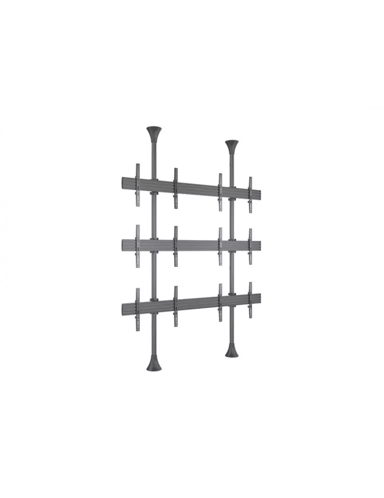 MULTIBRACKETS 6091 Videowandhalter Boden-Decke Multibrackets Floor to Ceiling Mount Pro MBFC2UX3 - 6 Bildschirme 40 -65  VESA