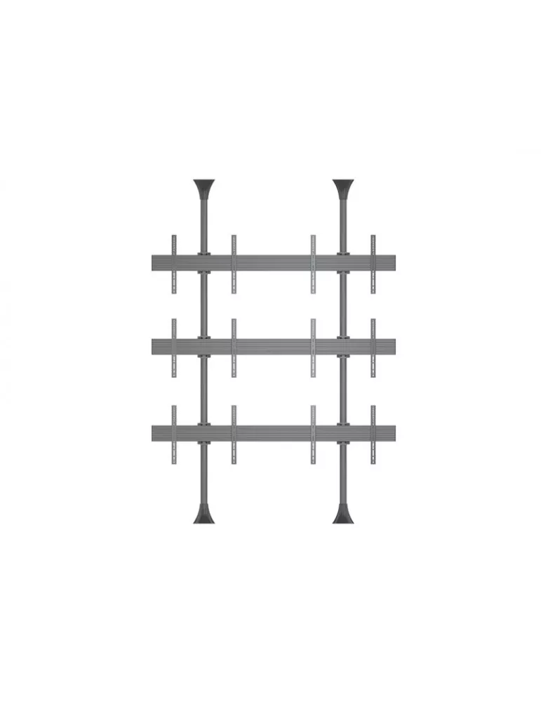 MULTIBRACKETS 6091 Videowandhalter Boden-Decke Multibrackets Floor to Ceiling Mount Pro MBFC2UX3 - 6 Bildschirme 40 -65  VESA