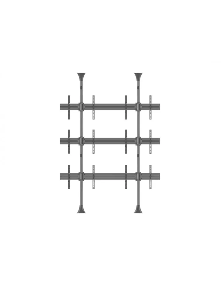 MULTIBRACKETS 6091 Support mur d images sol-plafond Multibrackets Floor to Ceiling Mount Pro MBFC2UX3 - 6 pantallas 40 -65  VE