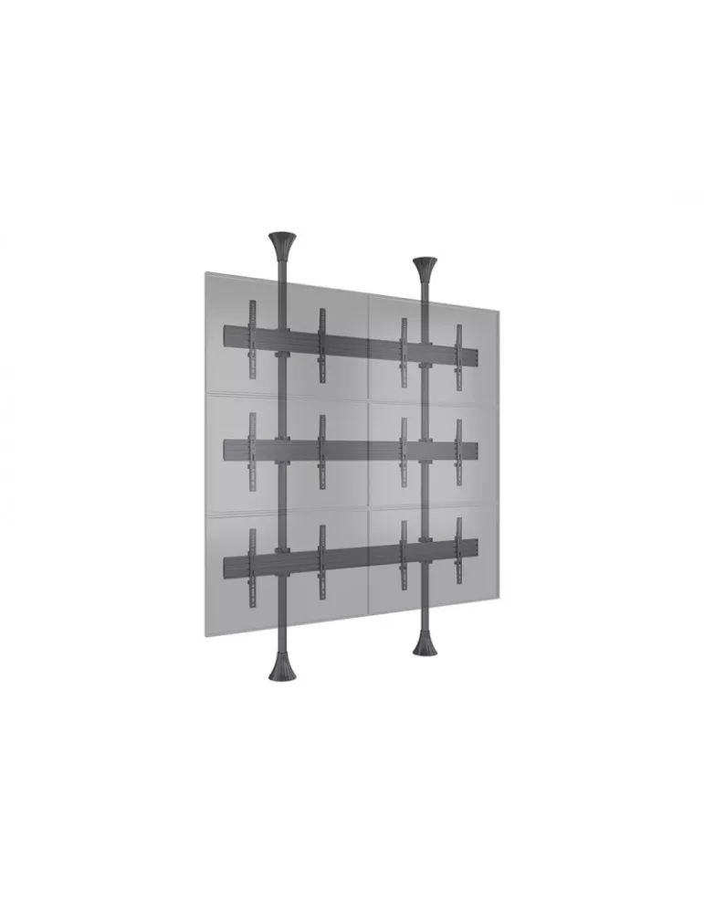 MULTIBRACKETS 6091 Videowandhalter Boden-Decke Multibrackets Floor to Ceiling Mount Pro MBFC2UX3 - 6 Bildschirme 40 -65  VESA