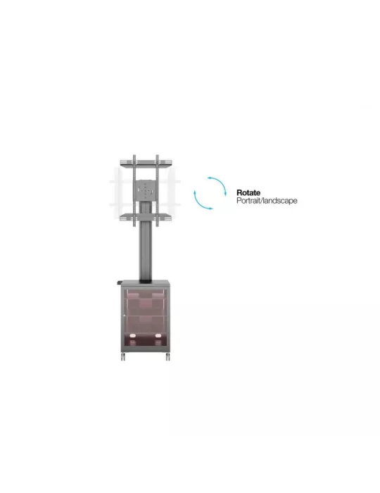 MULTIBRACKETS 7761 Soporte móvil inclinable Multibrackets Public Display Stand 180 Single MediaBox4 - pantalla 40 -75  VESA 80