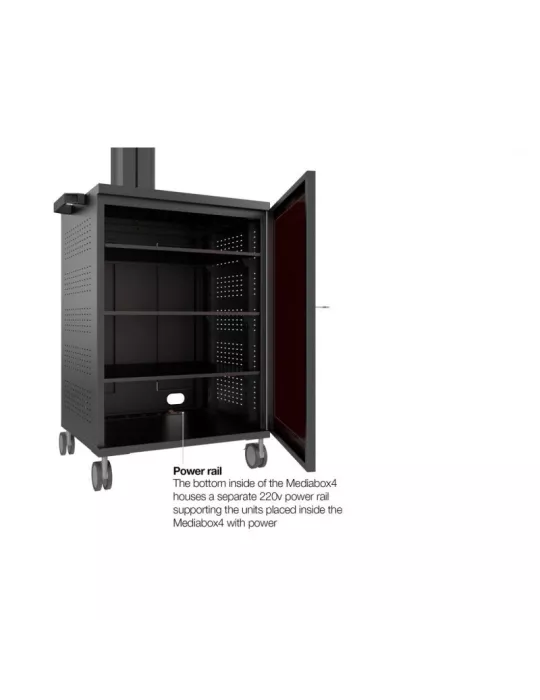 MULTIBRACKETS 7761 Support mobile inclinable Multibrackets Public Display Stand 180 Single MediaBox4 - screen 40 -75  VESA 800