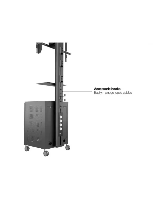 MULTIBRACKETS 7761 Support mobile inclinable Multibrackets Public Display Stand 180 Single MediaBox4 - écran 40"-75" VESA 800x4