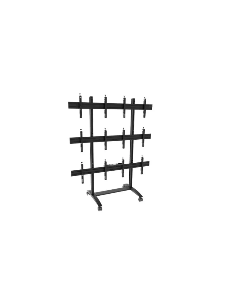 EDBAK VWTA2357L Soporte móvil con ruedas VWTA2357-L (apaisado) 6 pantallas 50  - 57   EDBAK EDBVWTA2357L | MusicGoodDeal