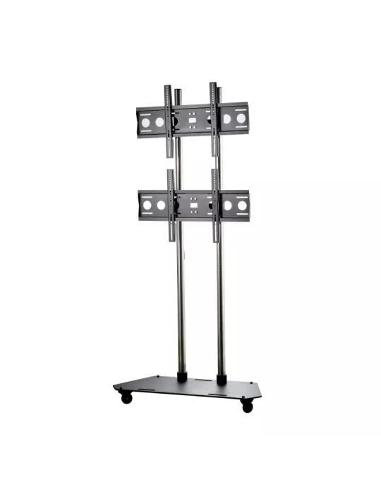 EDBAK TR3C Double screen mobile stand -B 2 screens 42 -65  in landscape format V EDBAK EDBTR3C | MusicGoodDeal