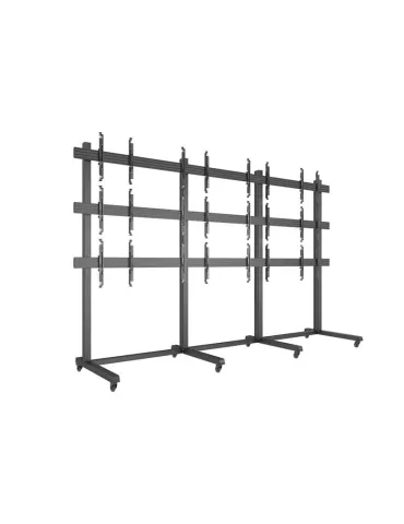 MULTIBRACKETS 3380 Support mobile pour mur vidéo Multibrackets Pro Series Video Wall Stand 4x3 - 12 écrans 43"-65" VESA Max 600