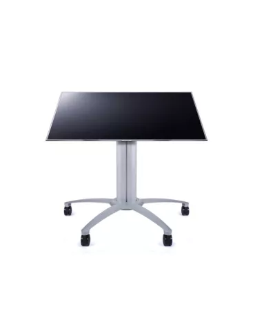 MULTIBRACKETS 5378 Support mobile inclinable-Table Multibrackets Public Display Stand 110 Tilt & Table Silver - écran 32"-55" V