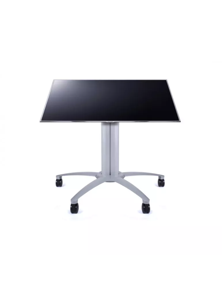 MULTIBRACKETS 5378 Soporte móvil inclinable-Table Multibrackets Public Display Stand 110 Tilt   Table Silver - pantalla 32 -55
