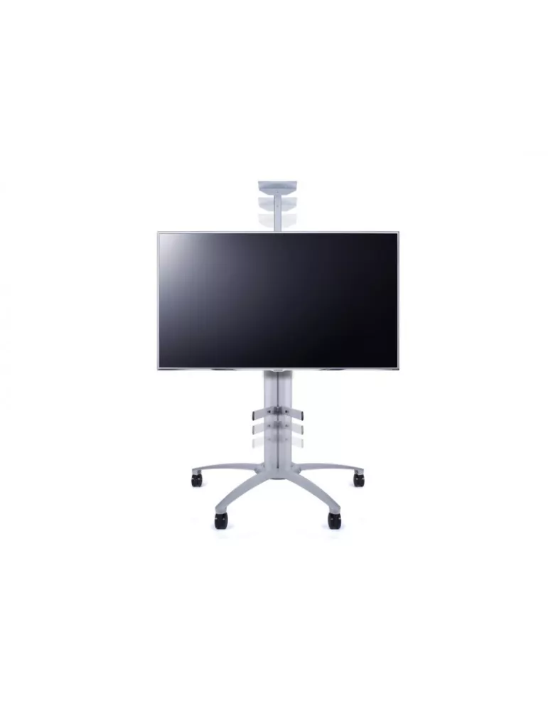 MULTIBRACKETS 5378 Mobiler Neigbarer Ständer-Tisch Multibrackets Public Display Stand 110 Tilt   Table Silber - Bildschirm 32