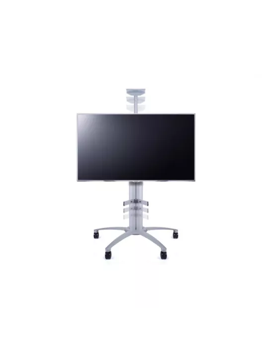 MULTIBRACKETS 5378 Support mobile inclinable-Table Multibrackets Public Display Stand 110 Tilt & Table Silver - écran 32"-55" V