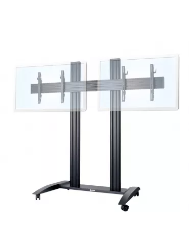 EDBAK TRV300 Mobile cart for 2x VESA screens 400x400 max EDBAK EDBTRV300 | MusicGoodDeal