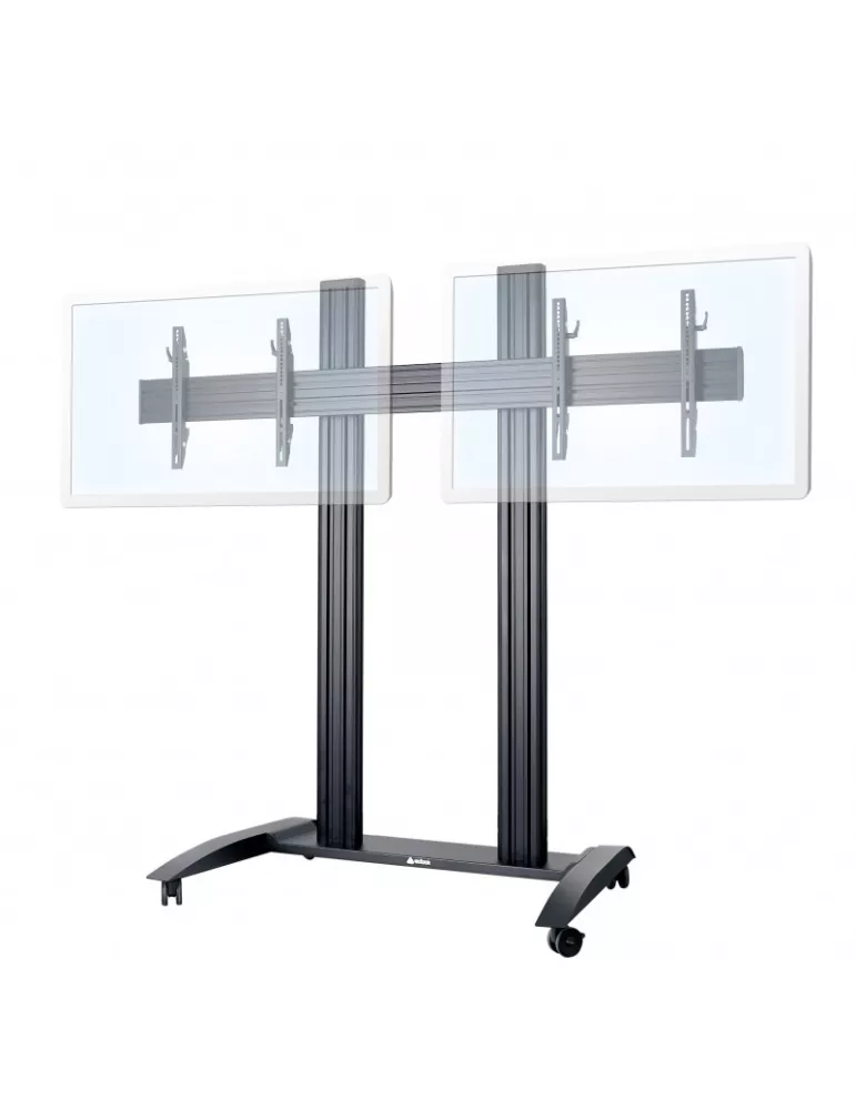 EDBAK TRV300 Mobiler Wagen für 2x VESA Leinwände 400x400 max. EDBAK EDBTRV300 | MusicGoodDeal