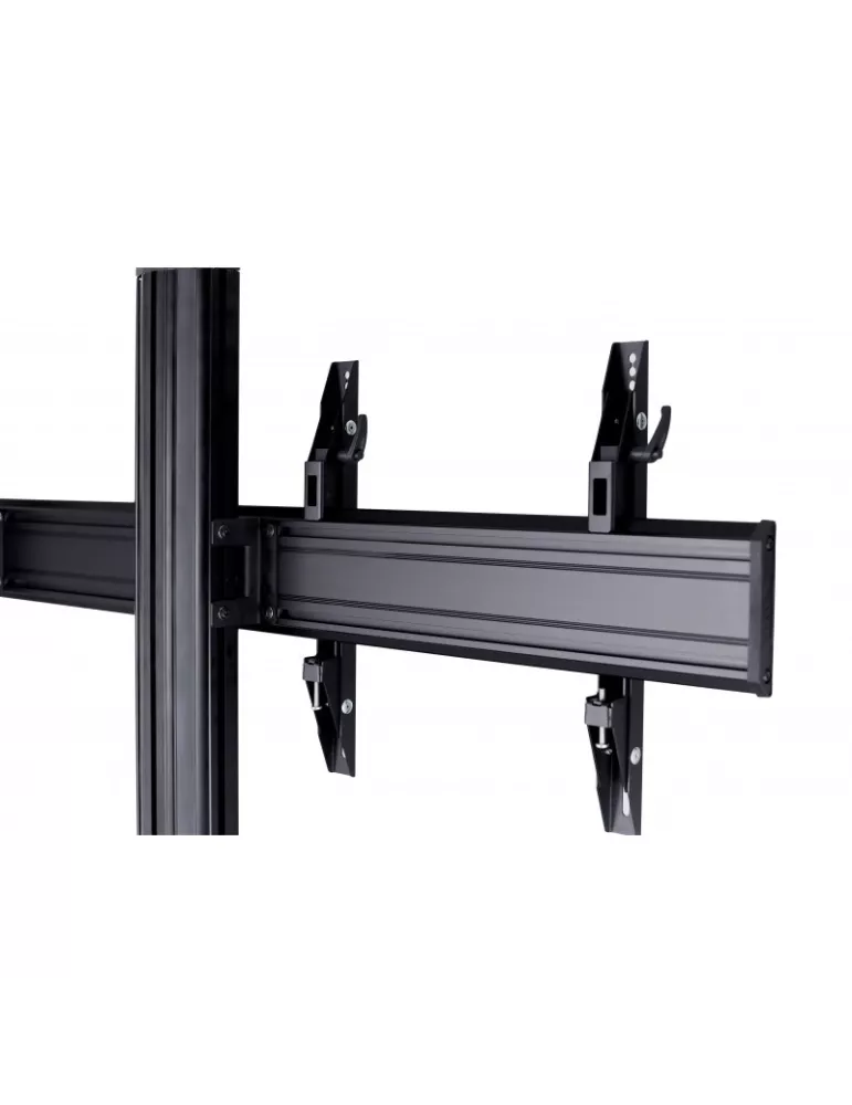 EDBAK TRV300 Mobile cart for 2x VESA screens 400x400 max EDBAK EDBTRV300 | MusicGoodDeal