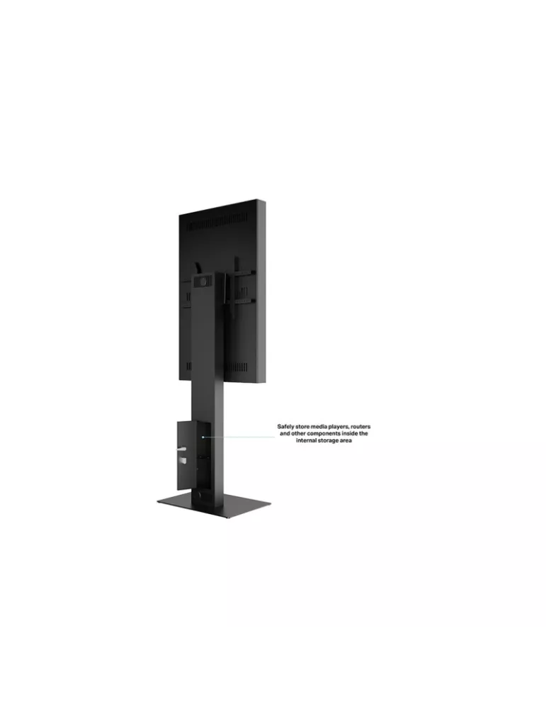 MULTIBRACKETS 8980 Caisson kiosk 55'' sur pied  Kiosk 55" Enclosure HB Ref: