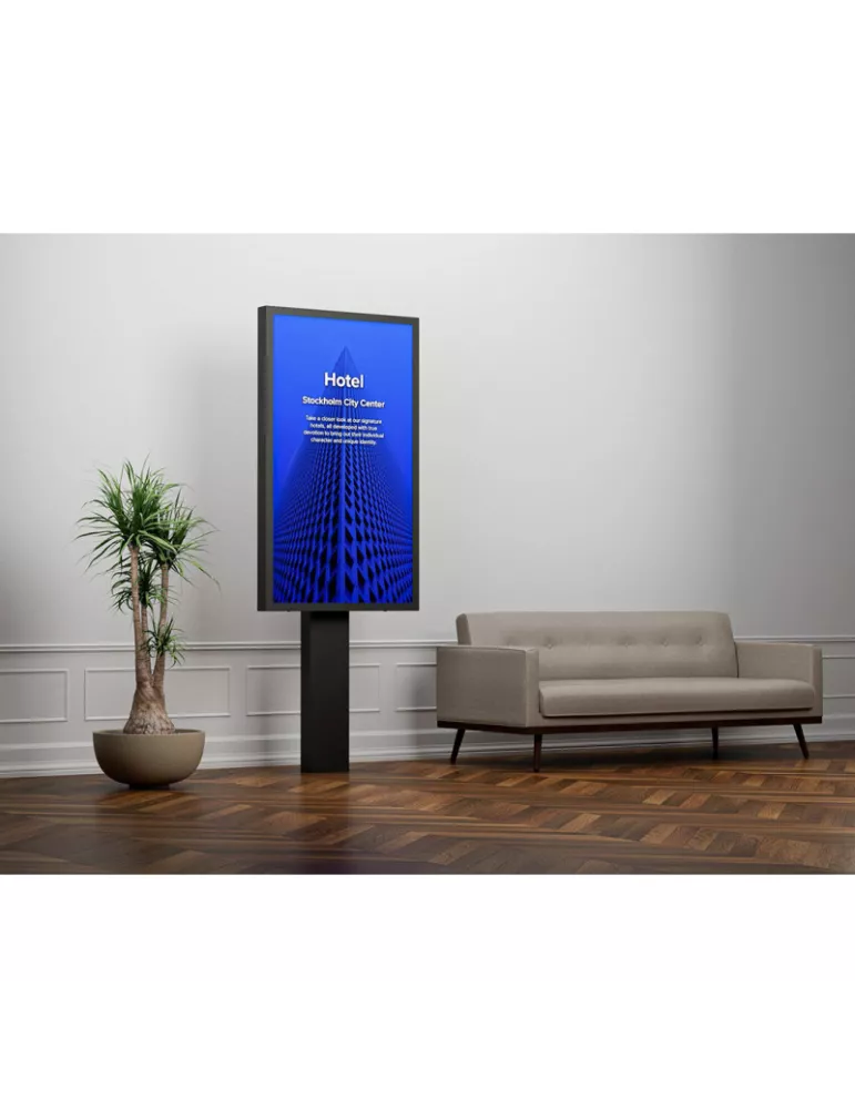 MULTIBRACKETS 8980 Caisson kiosk 55'' sur pied  Kiosk 55" Enclosure HB Ref: