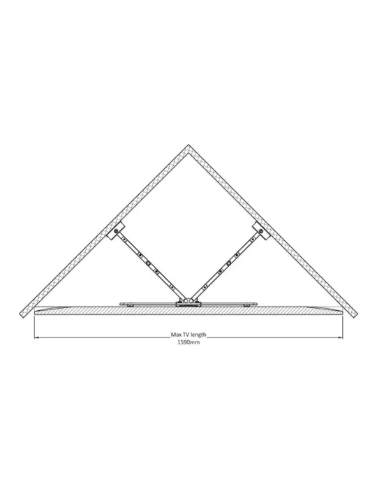 MULTIBRACKETS 2623 Multibrackets Flexarm articulated wall mount Full Motion Corner mount HD for LCD screens 37 - 70  - Weight