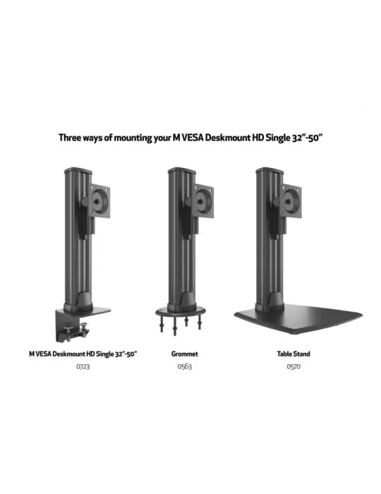 MULTIBRACKETS 0723 Soporte de mesa giratorio Multibrackets VESA Deskmount HD Single - Pantalla 32  - 50  Vesa Max 100x100 MULT