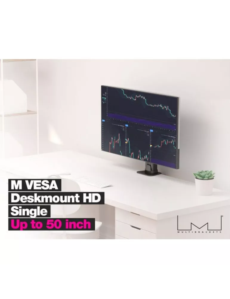 MULTIBRACKETS 0723 Rotating table stand Multibrackets VESA Deskmount HD Single - 32  - 50  screen Vesa Max 100x100 MULTIBRACKE