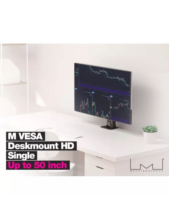 MULTIBRACKETS 0723 Rotating table stand Multibrackets VESA Deskmount HD Single - 32  - 50  screen Vesa Max 100x100 MULTIBRACKE