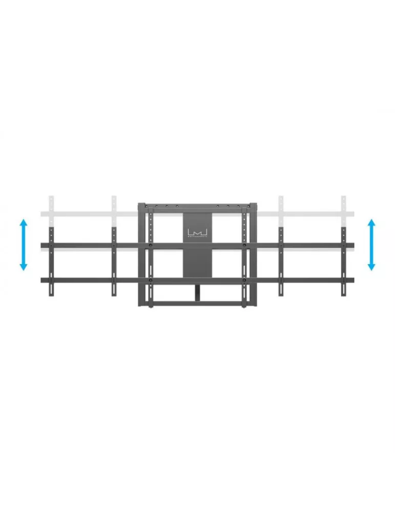 MULTIBRACKETS 0433 Motorisierte Wandhalterung Multibrackets Motorized Wallmount Dual Screen 160 kg Black SD - Bildschirm bis z