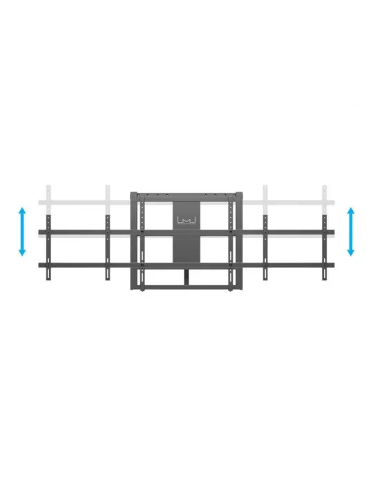 MULTIBRACKETS 0433 Motorisierte Wandhalterung Multibrackets Motorized Wallmount Dual Screen 160 kg Black SD - Bildschirm bis z