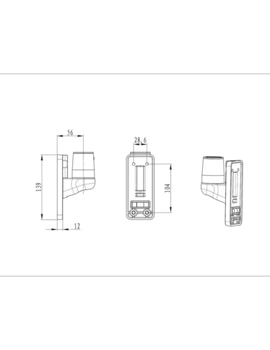 MULTIBRACKETS 1350 Adaptateur pour support mural Multibrackets Wall Adapter Basic