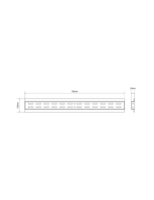 MULTIBRACKETS 0520 Schiene für Videowandhalterungen Multibrackets Public Video Wall Mount Rail 760 mm MULTIBRACKETS MUL0520 |