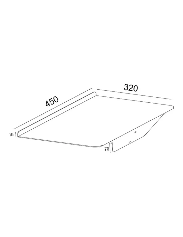 MULTIBRACKETS 2227 Étagère à brochures Multibrackets A3 Brochure Shelf Public Display Stand Black