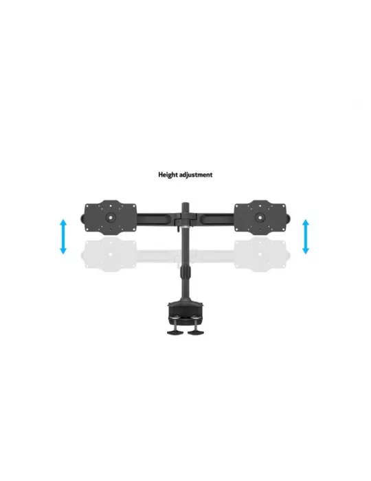 MULTIBRACKETS 0365 Multibrackets VESA Desktopmount Dual Desk Clamp - 2 screens 24  - 32  Vesa Max 200x100 MULTIBRACKETS MUL036
