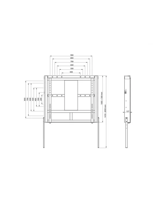 MULTIBRACKETS 1152 Multibrackets Motorized Wallmount HD - 42  -110  screen VESA Max 350x900 MULTIBRACKETS MUL1152 | MusicGoodD