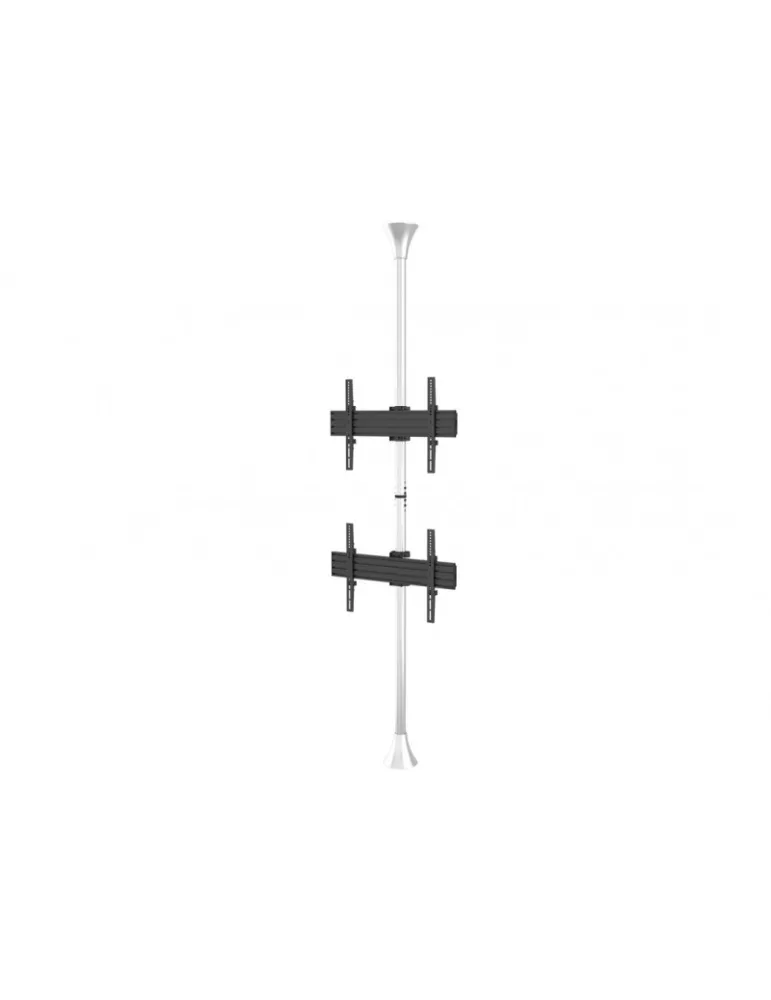 MULTIBRACKETS 5723 Soporte sol plafond Multibrackets Soporte de suelo a techo Pro MBFC2U Cromo - 2 pantallas 40 -65  VESA Max