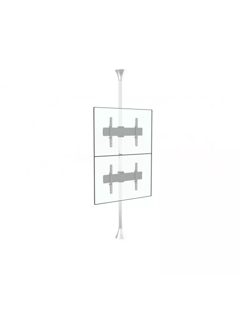 MULTIBRACKETS 5723 Support sol plafond Multibrackets Floor to Ceiling Mount Pro MBFC2U Chrome - 2 écrans 40"-65" VESA Max 600x4