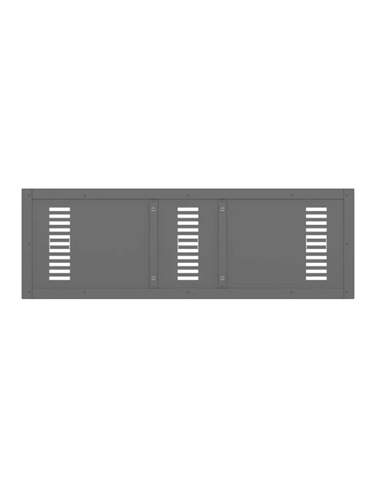 MULTIBRACKETS 5155 Plaque arrière caisson Multibrackets Enclosure 37" Back Plate Noir
