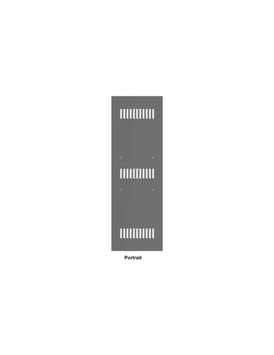 MULTIBRACKETS 5155 Plaque arrière caisson Multibrackets Enclosure 37  Back Plate Black MULTIBRACKETS MUL5155 | MusicGoodDeal