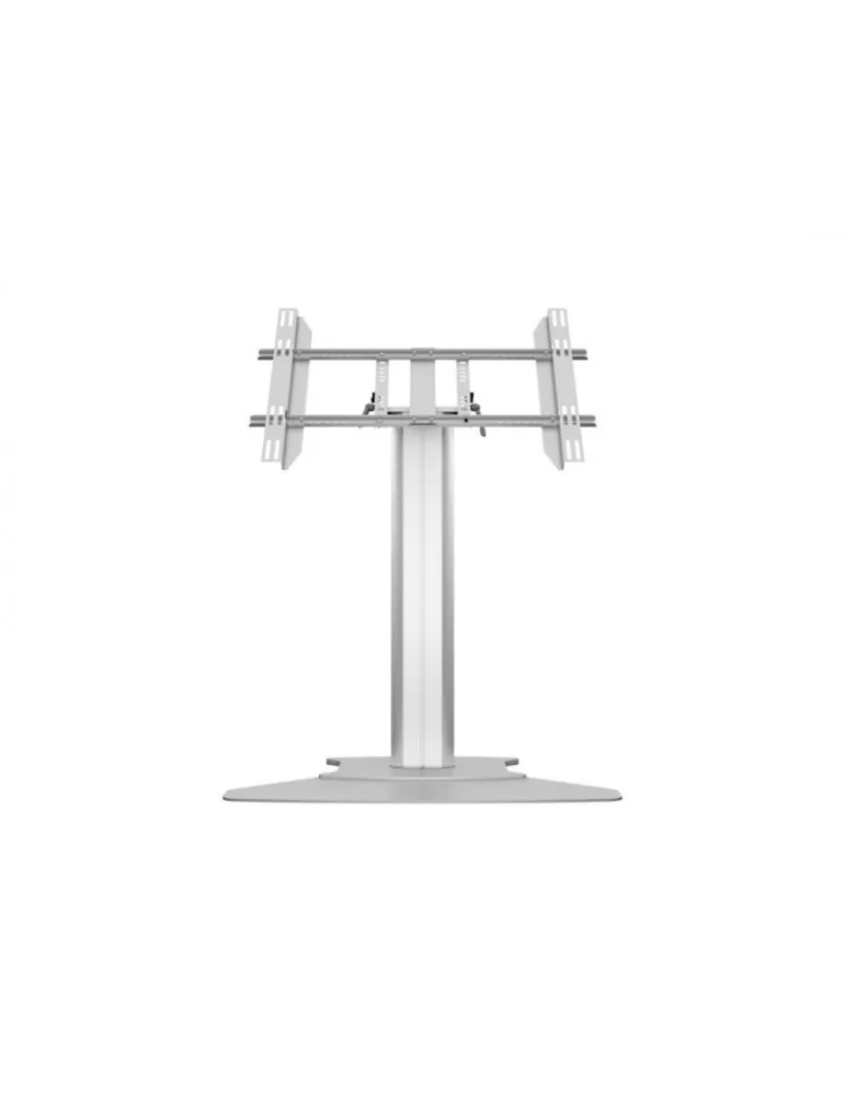 MULTIBRACKETS 7420 Support sol a fixer inclinable Multibrackets Public Display Stand 110 HD Floorbase Single Silver-écran 32 -