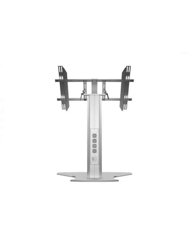 MULTIBRACKETS 7420 Soporte sol un fijador inclinable Multibrackets Public Display Stand 110 HD Floorbase Single Silver-écran 3