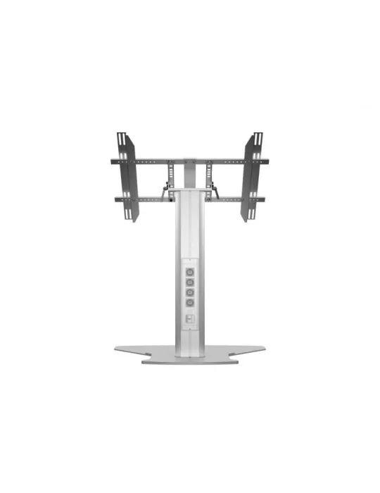 MULTIBRACKETS 7420 Support sol a fixer inclinable Multibrackets Public Display Stand 110 HD Floorbase Single Silver-écran 32 -