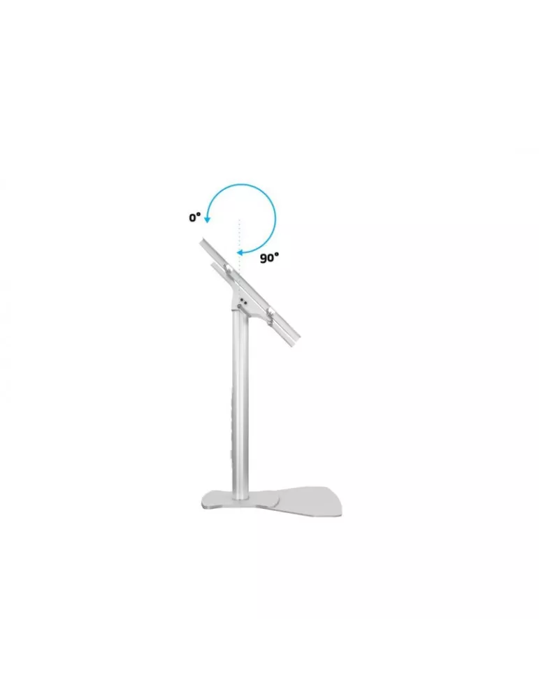 MULTIBRACKETS 7420 Bodenständer zum Fixieren neigbar Multibrackets Public Display Stand 110 HD Floorbase Single Silver-Bildsch