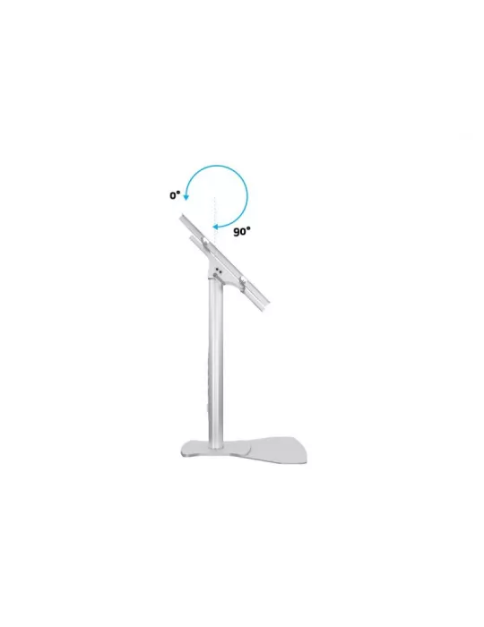 MULTIBRACKETS 7420 Support sol a fixer inclinable Multibrackets Public Display Stand 110 HD Floorbase Single Silver-écran 32 -