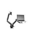 MULTIBRACKETS 1881 Table stand with computer support Multibrackets Gas Lift Arm Dual Arm w. Laptop Holder - 15 - 32  screen VE