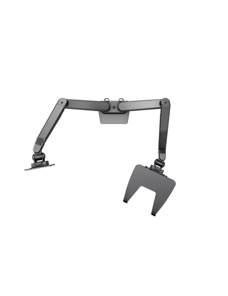 MULTIBRACKETS 1881 Table stand with computer support Multibrackets Gas Lift Arm Dual Arm w. Laptop Holder - 15 - 32  screen VE