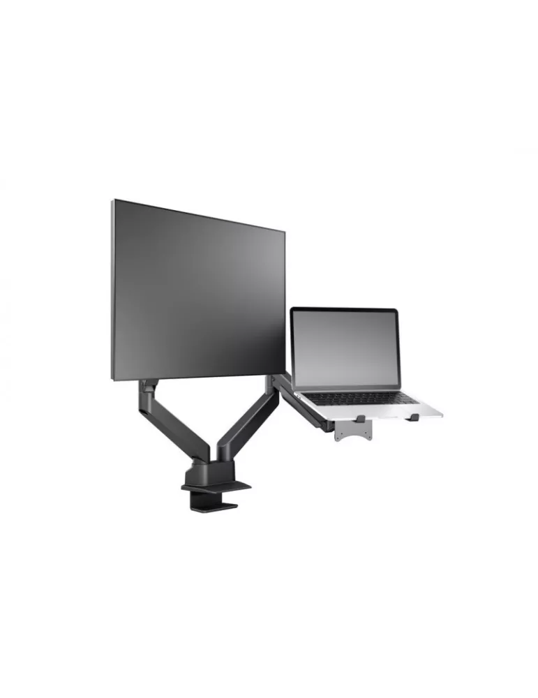 MULTIBRACKETS 1881 Table stand with computer support Multibrackets Gas Lift Arm Dual Arm w. Laptop Holder - 15 - 32  screen VE
