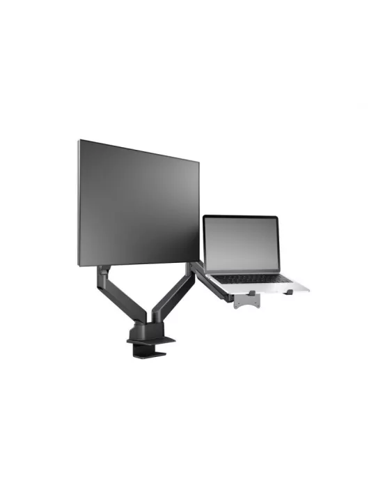 MULTIBRACKETS 1881 Table stand with computer support Multibrackets Gas Lift Arm Dual Arm w. Laptop Holder - 15 - 32  screen VE