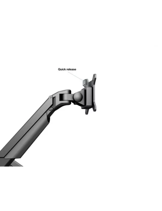 MULTIBRACKETS 1881 Table stand with computer support Multibrackets Gas Lift Arm Dual Arm w. Laptop Holder - 15 - 32  screen VE