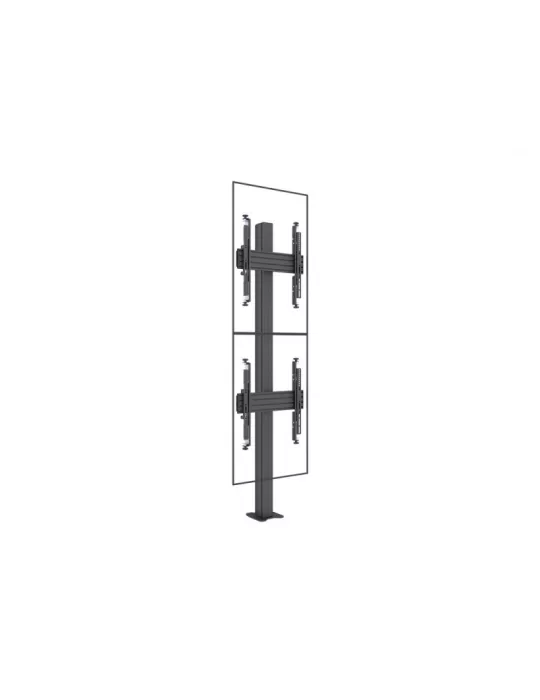 MULTIBRACKETS 0310 Support sol a fixer ajustable Multibrackets MBFC2U 180 Floormount Column Pro - 2 écrans 32"-65" VESA Max 400