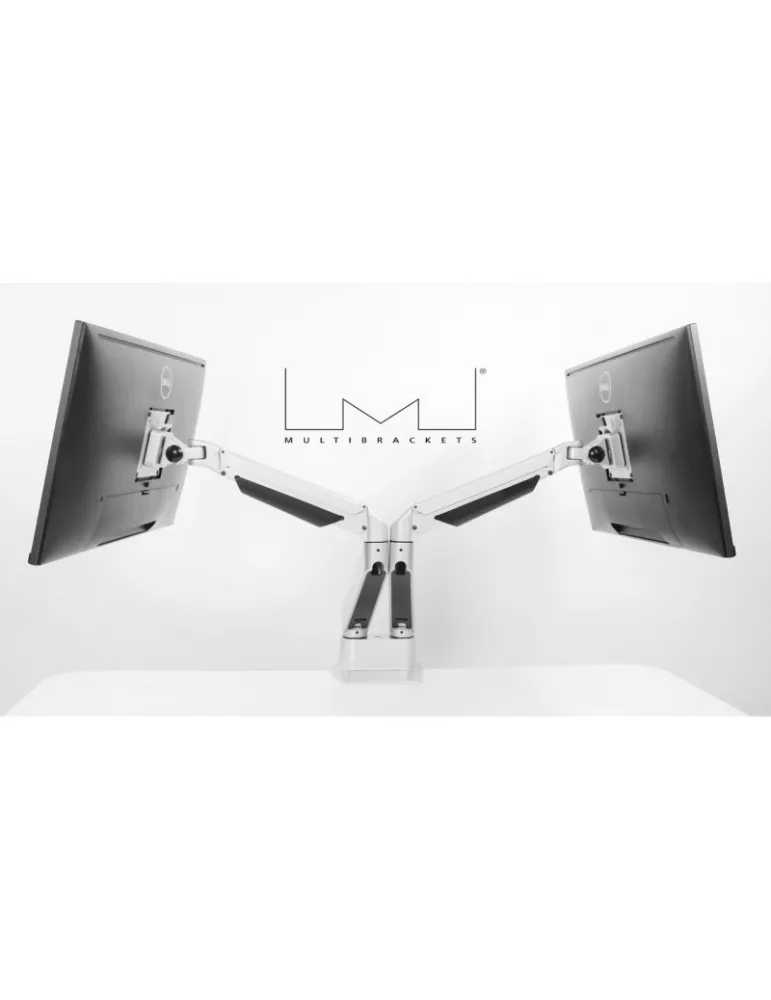 MULTIBRACKETS 3989 Support de table articulé Multibrackets Gas Lift Arm Dual Side by Side - 2 écrans de 15"-32" VESA Max 100x10