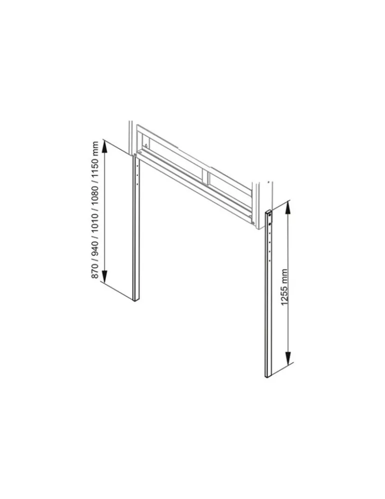 MULTIBRACKETS 1268 Erweiterungsstangensatz Multibrackets Leg Extensions Motorized Mount 870-1150 HD MULTIBRACKETS MUL1268 | Mu