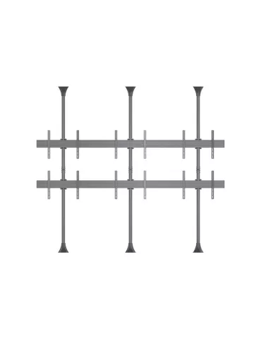 MULTIBRACKETS 6107 Support mur d images sol-plafond Multibrackets Floor to Ceiling Mount Pro MBFC3UX2 - 6 pantallas 40 -65  VE 2