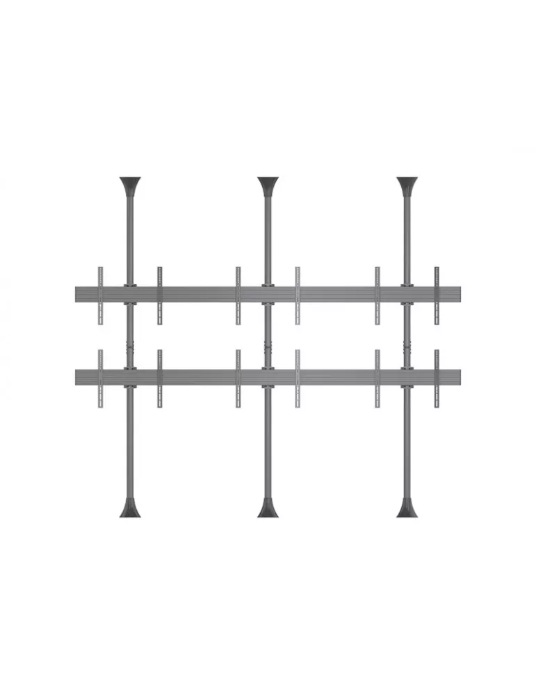 MULTIBRACKETS 6107 Wandhalterung Boden-Decke Multibrackets Floor to Ceiling Mount Pro MBFC3UX2 - 6 Bildschirme 40 -65  VESA Ma